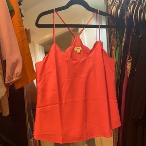 J. Crew Scalloped Tank Top